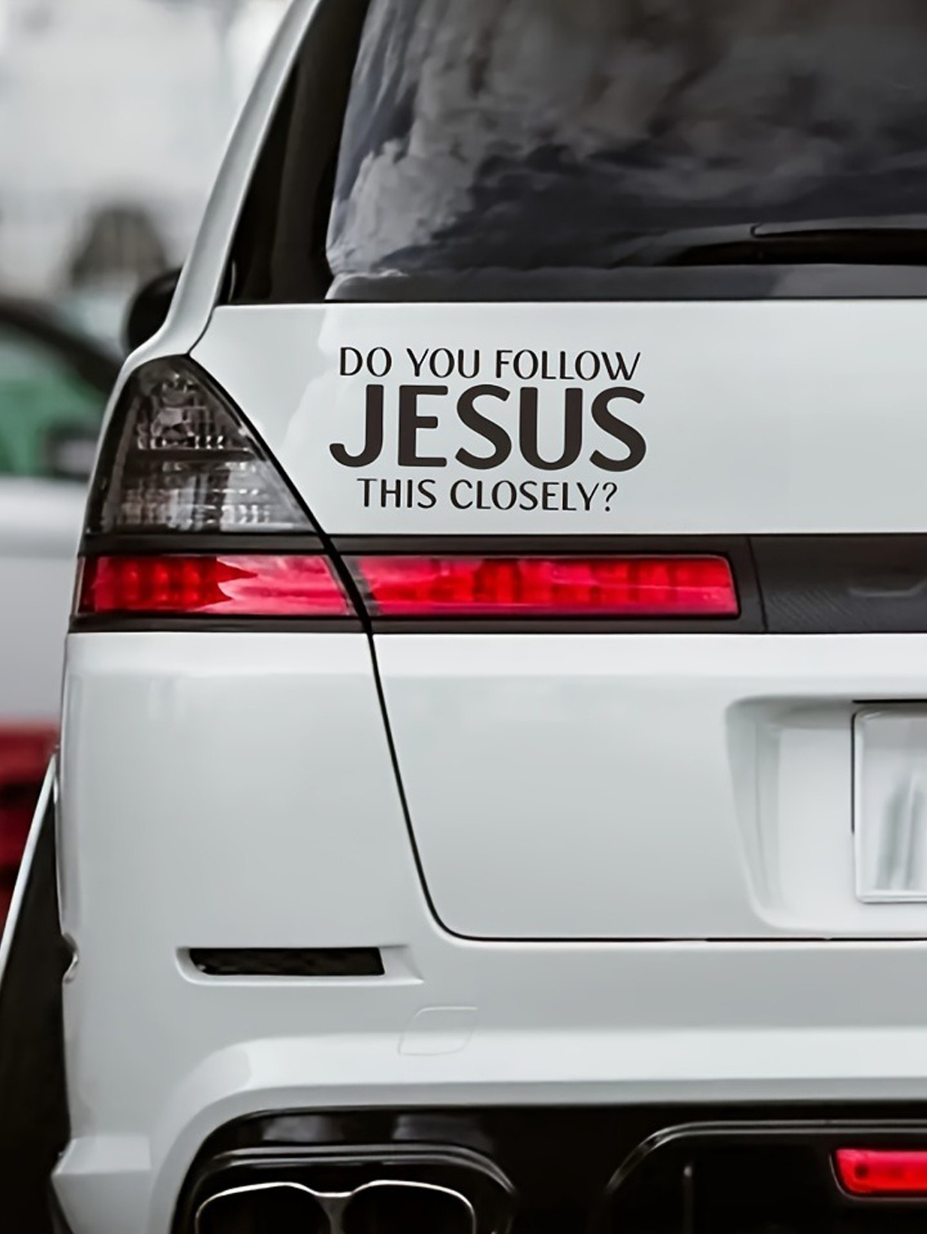 Customized Text Decals for Vehicle Personalization
